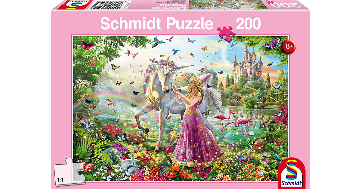 Puzzle 200T Schöne Fee im Zauberwald Puzzle 200T Schöne Fee im Zauberwald von Schmidt Spiele