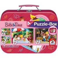 Puzzle Box Schmidt Spiele Bibi & Tina Puzzle-Box im Metallkoffer 2x100, 2x150 Teile von Schmidt Spiele