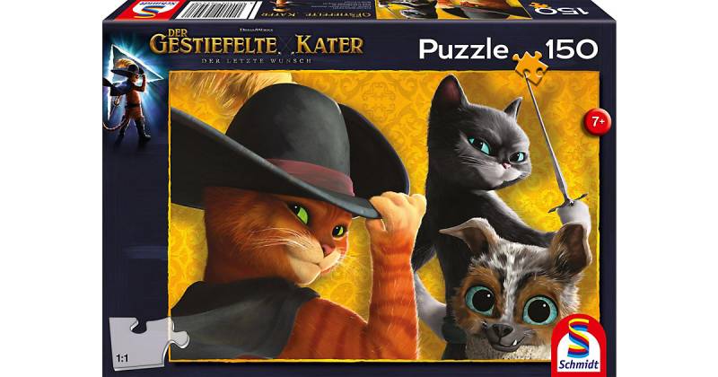 Puzzle Der Gestiefelte Kater und seine Freunde, 150 Teile von Schmidt Spiele