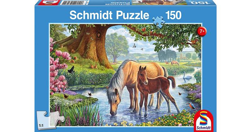 Puzzle Pferde am Bach, 150 Teile von Schmidt Spiele
