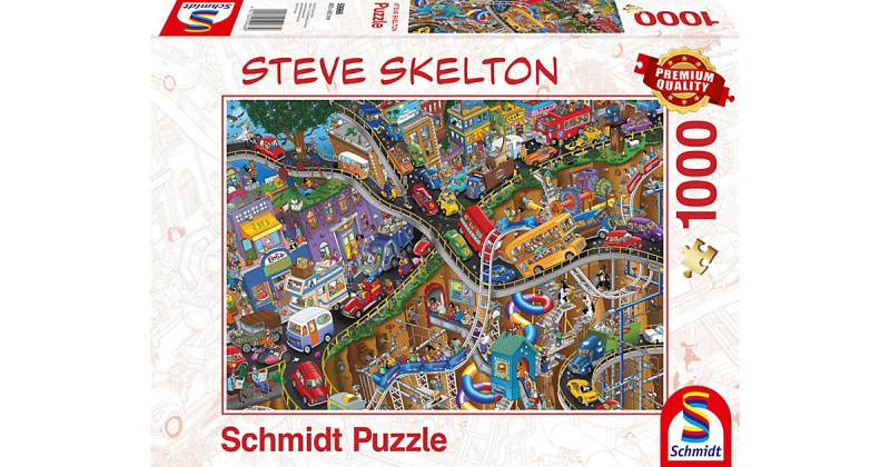Puzzle - Steve Seklton Alles in Bewegung (1000 Teile) von Schmidt Spiele