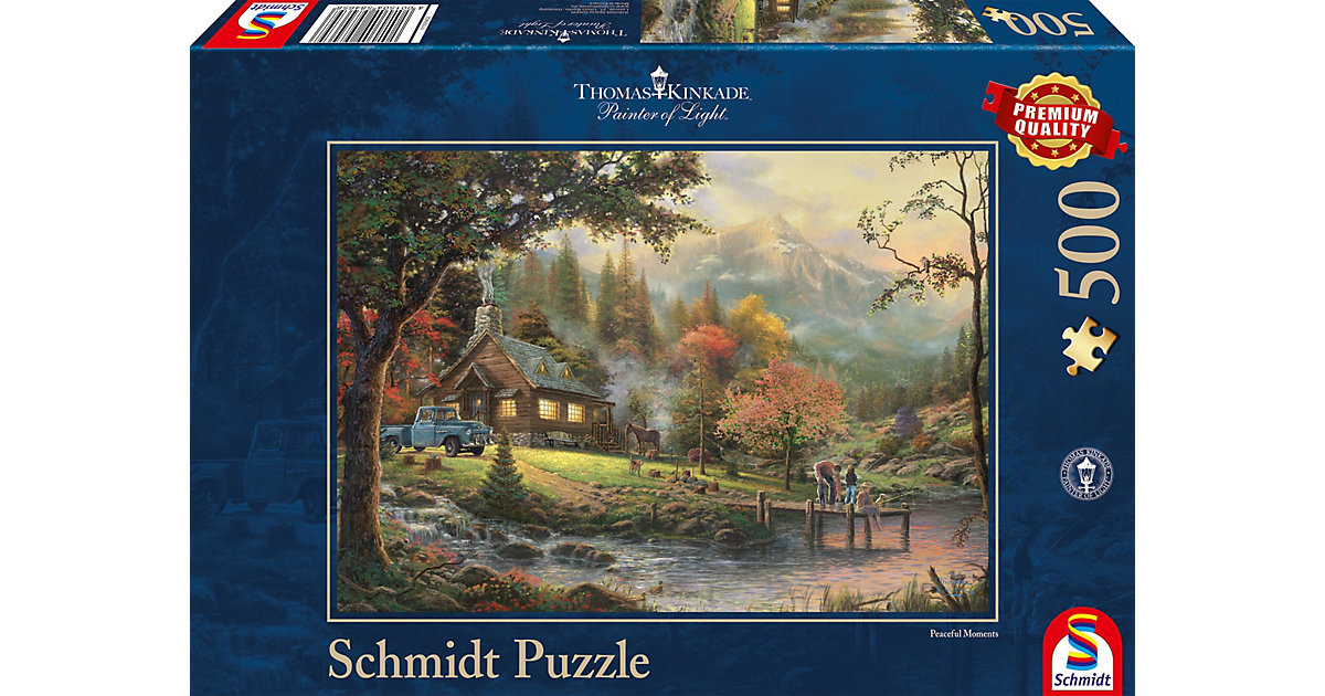 Puzzle Thomas Kinkade, Idylle am Fluss, 500 Teile Puzzle Thomas Kinkade, Idylle am Fluss, 500 Teile von Schmidt Spiele