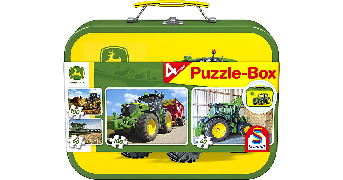 Puzzlekoffer 2 x 60 + 2 x 100 Teile John Deere Puzzlekoffer 2 x 60 + 2 x 100 Teile John Deere von Schmidt Spiele