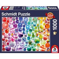 Schmidt 57381 - Regenbogen-Murmeln, Puzzle, 1000 Teile von Schmidt Spiele
