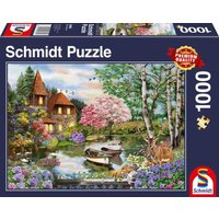 SCHMIDT 58985 Puzzle 1000 Teile Haus am See SCHMIDT 58985 Puzzle 1000 Teile Haus am See von Schmidt Spiele
