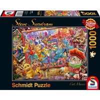 SCHMIDT 59979 Puzzle 1000 Teile S.Sundram Katzenmanie SCHMIDT 59979 Puzzle 1000 Teile S.Sundram Katzenmanie von Schmidt Spiele