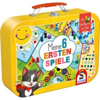 SCHMIDT SPIELE 40591 Meine 6 ersten Spiele im Metallkoffer von Schmidt Spiele