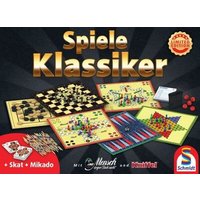 SCHMIDT SPIELE 49194 Klassiker Spielesammlung mit 2 Zusatzspielen Mikado und Skat von Schmidt Spiele