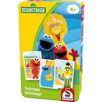 SCHMIDT SPIELE 51452 Bring-mich-mit-Spiel in Metalldose Sesamstrasse®, Schnipp Schnapp von Schmidt Spiele