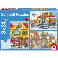 SCHMIDT SPIELE 56215 Feuerwehr und Polizei, 3x24 Teile SCHMIDT SPIELE 56215 Feuerwehr und Polizei, 3x24 Teile von Schmidt Spiele