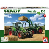 SCHMIDT SPIELE 56256 724 Vario, Fendt 716 Vario mit Frontlader Cargo 4x85, 100 Teile von Schmidt Spiele