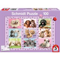 SCHMIDT SPIELE 56268 Meine Tierfreunde, 100 Teile von Schmidt Spiele