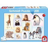 SCHMIDT SPIELE 56270 Kinderpuzzle 200 Teile Tierkinder der Wildnis SCHMIDT SPIELE 56270 Kinderpuzzle 200 Teile Tierkinder der Wildnis von Schmidt Spiele