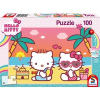 SCHMIDT SPIELE 56409 Kinderpuzzle 100 Teile Badespaß mit Kitty von Schmidt Spiele