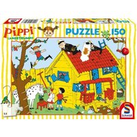 SCHMIDT SPIELE 56448 Kinderpuzzle 150 Teile PIPPI LANGSTRUMPF Pippi und die Villa Kunterbunt von Schmidt Spiele