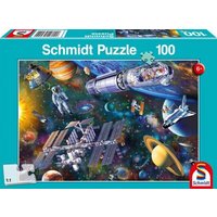 SCHMIDT SPIELE 56455 Kinderpuzzle 100 Teile Weltraumspaß von Schmidt Spiele