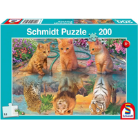 SCHMIDT SPIELE 56516 Kinderpuzzle 200 Teile Wenn ich groß bin … von Schmidt Spiele
