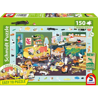 SCHMIDT SPIELE 56533 Kinderpuzzle 150 Teile Lustiges Katzen-Gewimmel von Schmidt Spiele