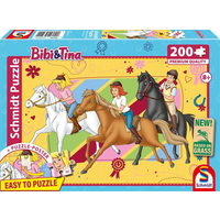 SCHMIDT SPIELE 56544 Kinderpuzzle 200 Teile Bibi & Tina, Pferdeliebe von Schmidt Spiele