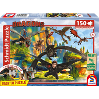 SCHMIDT SPIELE 56548 Kinderpuzzle 150 Teile Dragons, Fliegende Drachen von Schmidt Spiele