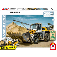 SCHMIDT SPIELE 56552 Kinderpuzzle 200 Teile Liebherr, Radlader L580 von Schmidt Spiele