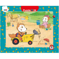 SCHMIDT SPIELE 56809 2er-Set Rahmenpuzzle Bobo Siebenschläfer 24 Teile / 40 Teile SCHMIDT SPIELE 56809 2er-Set Rahmenpuzzle Bobo Siebenschläfer 24 Teile / 40 Teile von Schmidt Spiele