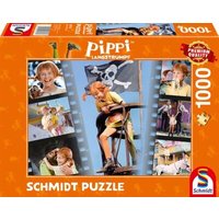 SCHMIDT SPIELE 57573 Erwachsenenpuzzle 1000 Teile Pippi Langstrumpf - Sei frech und wild und wunderbar von Schmidt Spiele