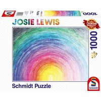 SCHMIDT SPIELE 57578 Erwachsenenpuzzle Josie Lewis 1000 Teile Aufgehender Regenbogen von Schmidt Spiele