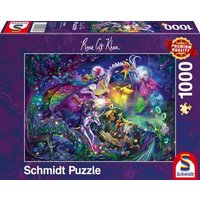 SCHMIDT SPIELE 57586 PUZZLE 1000 Teile Rose Cat Khan - Sommernachtszirkus SCHMIDT SPIELE 57586 PUZZLE 1000 Teile Rose Cat Khan - Sommernachtszirkus von Schmidt Spiele
