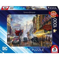 SCHMIDT SPIELE 57589 ERWACHSENENPUZZLE 1000 TEILE - Thomas Kinkade Studios: Batman, Superman and Wonder Woman – The Trinity von Schmidt Spiele
