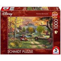 SCHMIDT SPIELE 58050 Erwachsenenpuzzle 1.000 Teile Thomas Kinkade Studios: Disney Dreams Collection - The Fox and the Hound, Cap und Capper von Schmidt Spiele