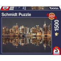 SCHMIDT SPIELE 58382 New York Skyline bei Nacht von Schmidt Spiele