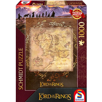 SCHMIDT SPIELE 58551 1000 Teile Middle Earth von Schmidt Spiele