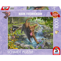 SCHMIDT SPIELE 58559 Puzzle 1000 Teile Hundeliebe, Frühlingsspaziergang mit Labrador Retriever SCHMIDT SPIELE 58559 Puzzle 1000 Teile Hundeliebe, Frühlingsspaziergang mit Labrador Retriever von Schmidt Spiele