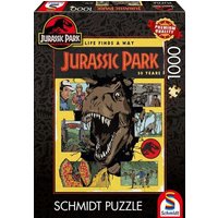 SCHMIDT SPIELE 58580 Puzzle 1000 Teile Jurassic Park, 30 Jahre Jurassic Park, Life Finds a Way von Schmidt Spiele