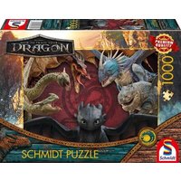 SCHMIDT SPIELE 58581 Puzzle 1000 Teile Drachenzähmen leicht gemacht, Dragons are Real SCHMIDT SPIELE 58581 Puzzle 1000 Teile Drachenzähmen leicht gemacht, Dragons are Real von Schmidt Spiele