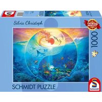 SCHMIDT SPIELE 58594 Puzzle 1000 Teile Yin & Yang, Im Reich der Meerestiere von Schmidt Spiele