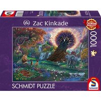SCHMIDT SPIELE 58610 Puzzle 1000 Teile Der Garten Eden von Schmidt Spiele