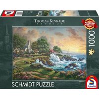 SCHMIDT SPIELE 58628 Puzzle 1000 Teile Kleinod am Meer von Schmidt Spiele
