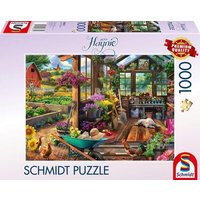 SCHMIDT SPIELE 58632 Puzzle 1000 Teile Gartenhaus von Schmidt Spiele