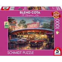 SCHMIDT SPIELE 58637 Erwachsenenpuzzle 1.000 Teile American Diner von Schmidt Spiele