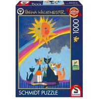 SCHMIDT SPIELE 58657 Erwachsenenpuzzle 1.000 Teile Rosina Wachtmeister: Im Goldregen von Schmidt Spiele