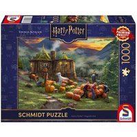SCHMIDT SPIELE 58660 Erwachsenenpuzzle 1.000 Teile Thomas Kinkade Studios: Harry Potter™ - Hagrid‘s Hut von Schmidt Spiele