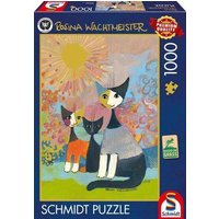 SCHMIDT SPIELE 58662 Erwachsenenpuzzle 1.000 Teile Rosina Wachtmeister: Unter goldener Sonne von Schmidt Spiele