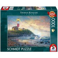 SCHMIDT SPIELE 58797 Erwachsenenpuzzle 1.000 Teile Thomas Kinkade Studios: Leuchtturm der Hoffnung von Schmidt Spiele