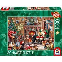 SCHMIDT SPIELE 58872 Puzzle 1000 Teile Gemütliche Weihnachten von Schmidt Spiele