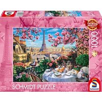 SCHMIDT SPIELE 58876 Puzzle 1000 Teile Frühstück in Paris von Schmidt Spiele