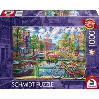 SCHMIDT SPIELE 58877 Puzzle 1000 Teile Amsterdamer Grachtenzauber SCHMIDT SPIELE 58877 Puzzle 1000 Teile Amsterdamer Grachtenzauber von Schmidt Spiele