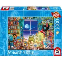 SCHMIDT SPIELE 58882 Puzzle 1000 Teile Bis zum Mond von Schmidt Spiele