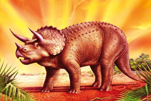 Schmidt 55429 - Dinosaurier, Triceratops, 100 Teile Puzzle von Schmidt Spiele